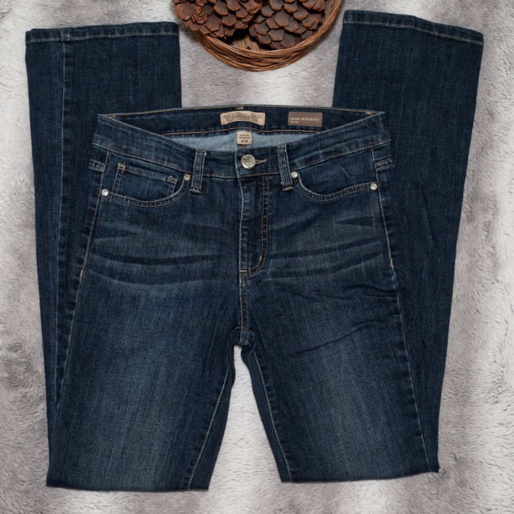 Nine West Vintage America Collection Size 8R Slim Boot Cut Jeans. Waist 29"